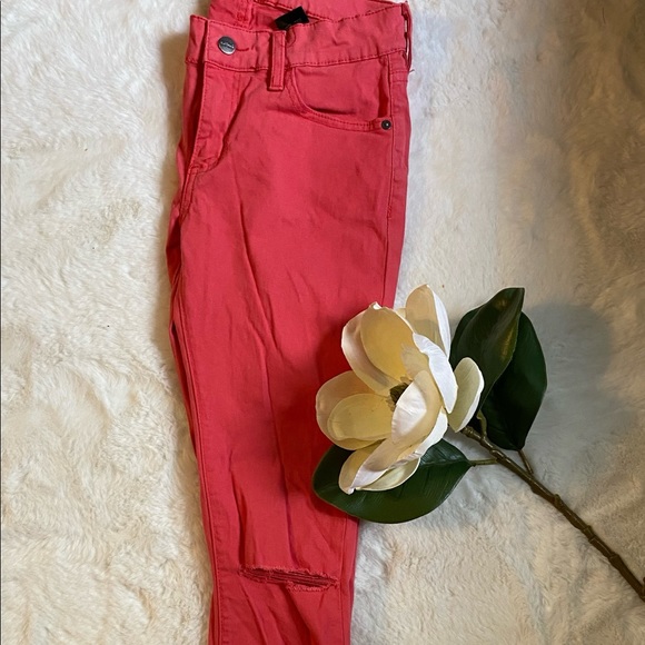 Original Buffalo Mid rise skinny jeans pink/orange NWT by David Bitton - Picture 14 of 16